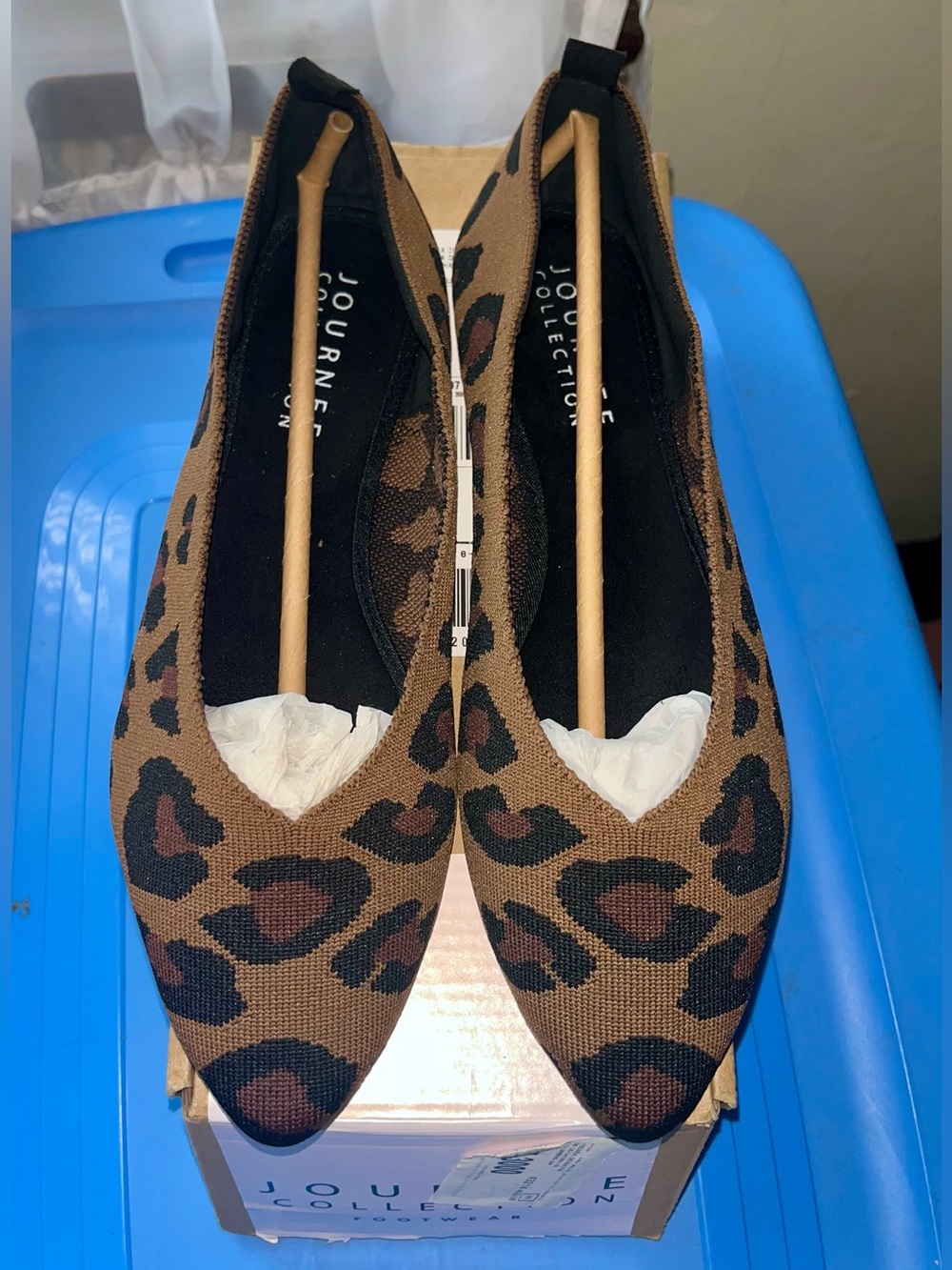 Journee Collection Tayleen Leopard-Print Pointed Flats 10